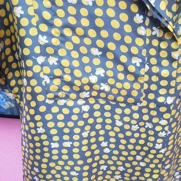 CAbi Style# 183 Clover Dots Silk Blouse - Picture 6 of 6